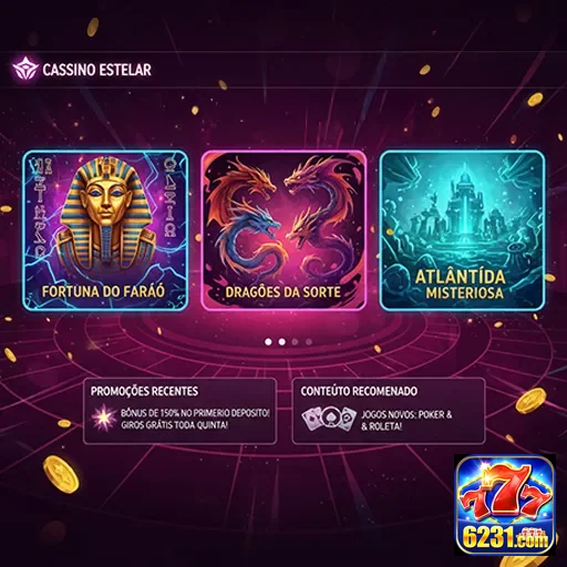 Promoções do Cassino Estelar no site 6231, destacando ofertas imperdíveis e divertidas.