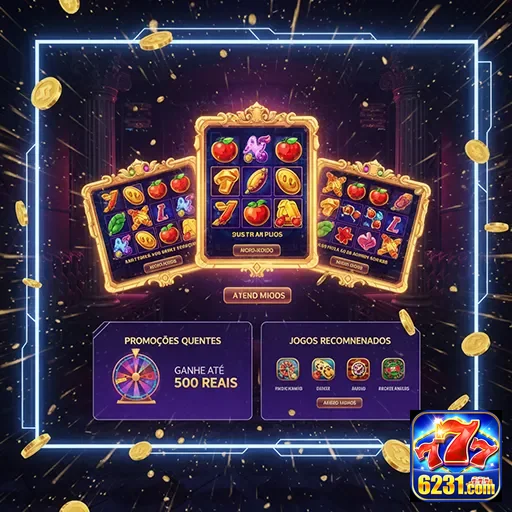 Promos de jogos de slots no site 6231, oferecendo muitas oportunidades para ganhar.